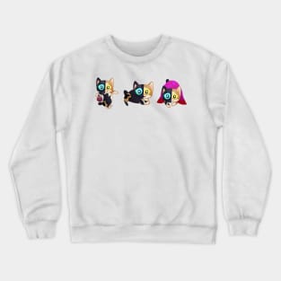 Lucchi the Chimera short tailed kitten 9 Crewneck Sweatshirt